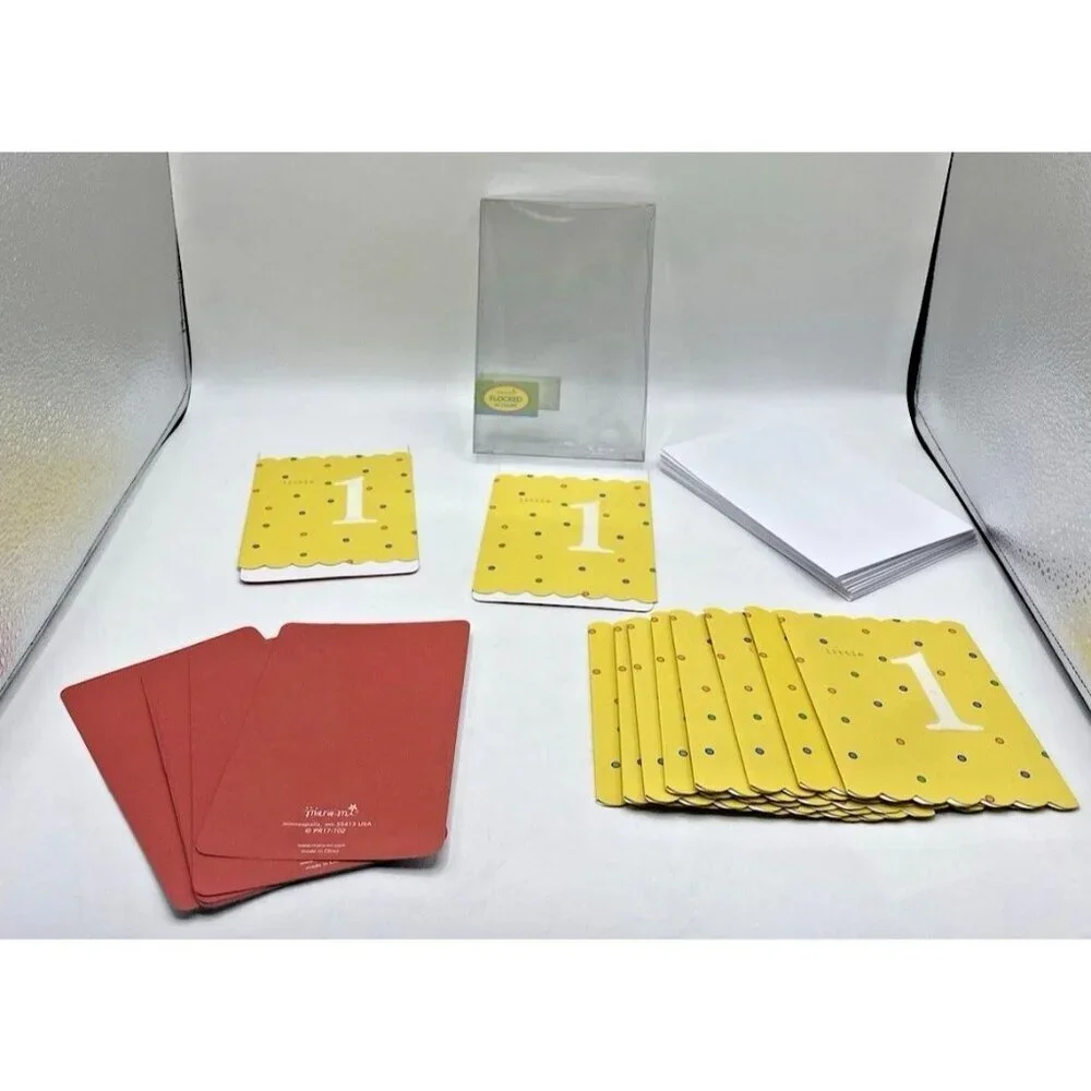 Mara-Mi Baby Announcement Photo Cards 10 Count Flocked 4